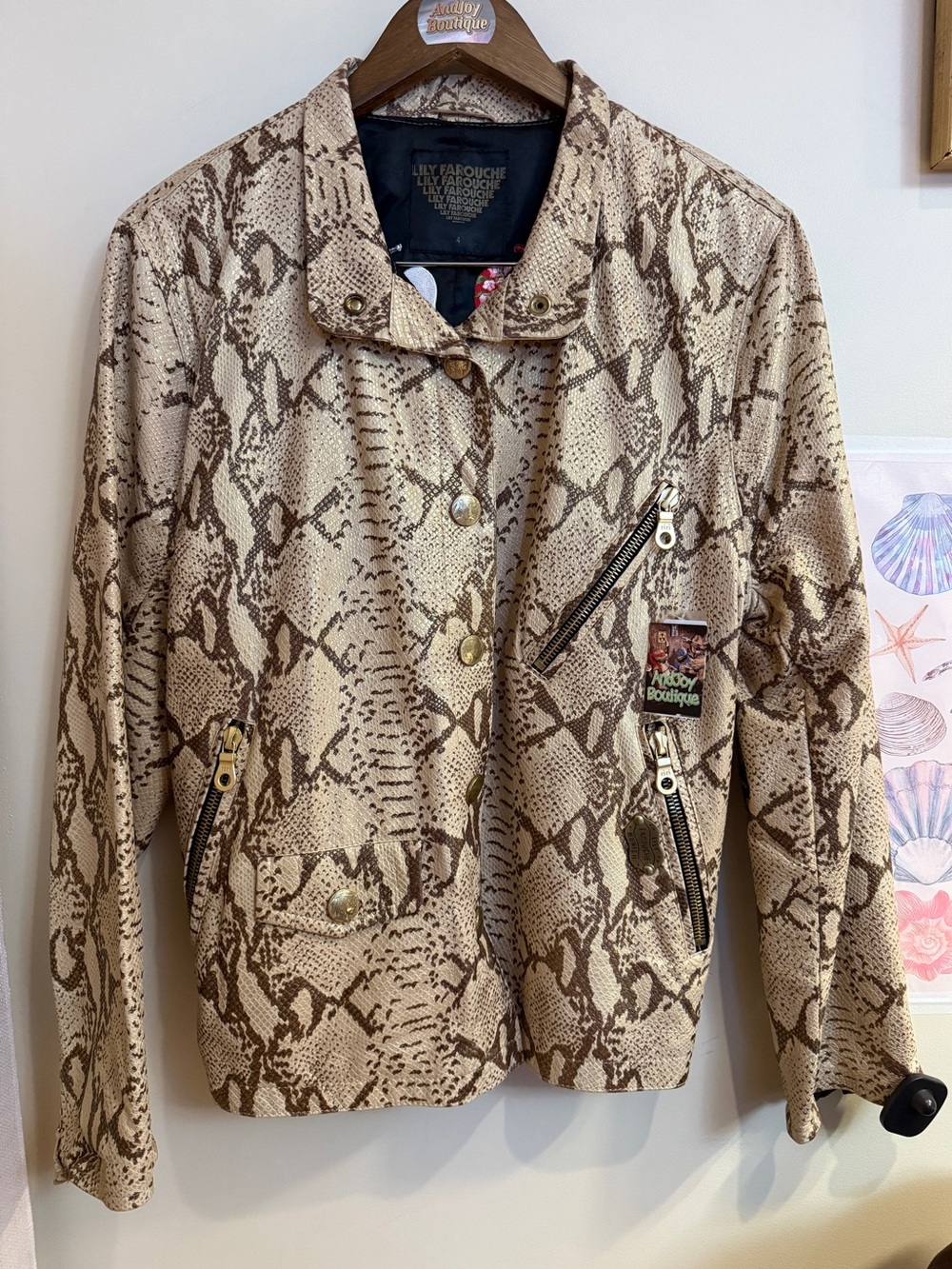 LIIY FAROUCHE Leather Jacket
